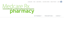 Tablet Screenshot of medcarerx.net